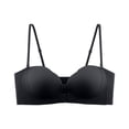 thumbnail image 4 of ibiyuan Front Closure Bras for Women Strapless Bra with Detachable Shoulder Straps Non Slip Push Up No Underwire Bandeau Bras, 4 of 4