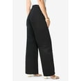 thumbnail image 3 of Roaman's Women's Plus Size Classic Stretch Wide Leg Jean, 3 of 5