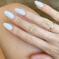 thumbnail image 4 of Modelones White Press on Nails Almond, Short Almond Fake Nails, Reusable Nail Kit with Nail Glue Adhesive Tabs Mini Nail File, Nails Press Ons 32Pcs 16 Sizes, Women Girl Gift, 4 of 8
