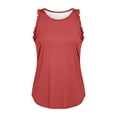 thumbnail image 7 of XIAONU Ruffle Racerback Tank Top for Women Sleeveless Athletic Workout Active Top, 7 of 7