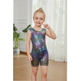thumbnail image 3 of Gymnastics Leotards for Girls with Shorts Fine Butterfly Flicker Luminescence Biketards Dance Tumbling Outfits 2-8 Years Old, 3 of 6
