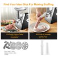 thumbnail image 6 of CJC Meat Grinder, 2 Adjustable Speed Electric Meat Grinders for Home use, Sausage Stuffer, Red, 6 of 6