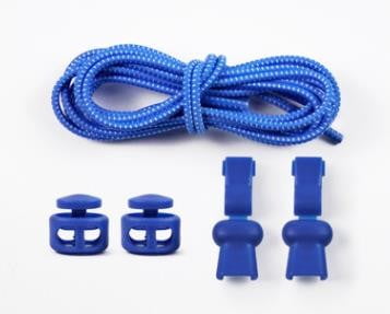 No Tie Elastic Shoelace Lock Laces Shoe Strings Fastening Sports Locking Toggle 