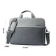 thumbnail image 3 of Mochila multifuncional para portátil de viaje para hombre y mujer | Tela Oxford impermeable | Compartimento para portátil de 16 pulgadas | Mochila para negocios, viajes y escuela | Gris o azul oscuro, 3 of 9