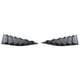 thumbnail image 2 of Bright Black Car Rear Window Blinds Side Tuyere Louvers Vent Cover for Focus MK3 Hatchback 2012-2018, 2 of 5