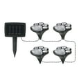 thumbnail image 2 of Luces solares para pasillos exteriores | Iluminación decorativa LED de alto brillo para jardín | Encendido/apagado automático | ABS IP65 impermeable | De anochecer al amanecer | Negro | 1 luz y 1, 2 of 9