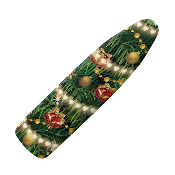 HELLHERO Christmas 15"x54" Ironing Board Cover Waterproof Lightweight & Breathable Hook & Loop Straps Ironing Board Protector Cover for Women