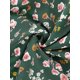 thumbnail image 5 of Vestido floral de manga larga con cintura elástica y dobladillo con volantes INSPIRE CHIC para mujer, con cinturón, XL, verde, 5 of 5