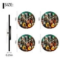 thumbnail image 2 of Wall Clock Silent Non-Ticking Battery Operated Modern Wall Clocks Decorative for Bathroom Kitchen-Electric Guitar Music Drawing(12inch), 2 of 4