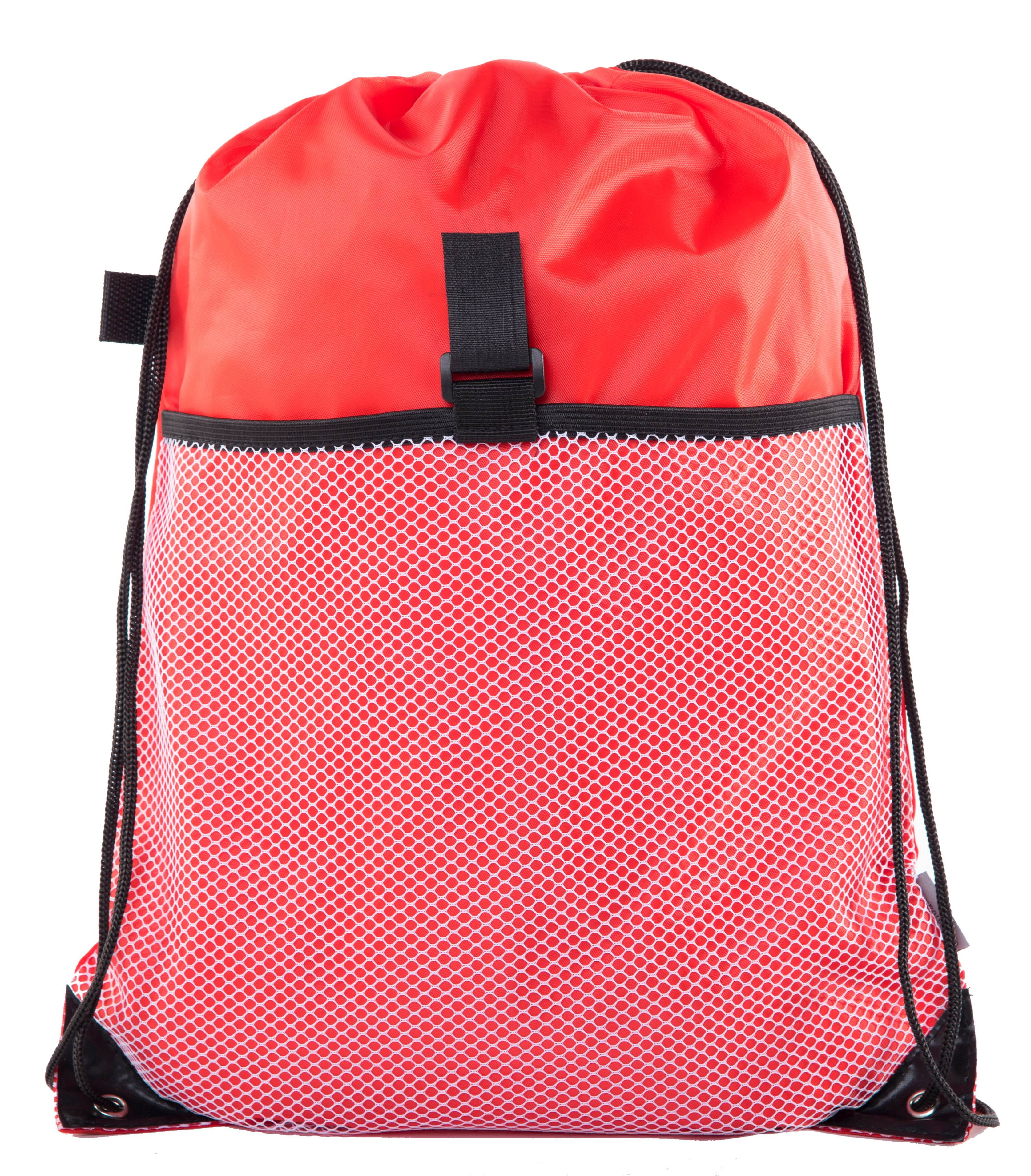 Mato & Hash Drawstring Cinch Bag Backpack With Mesh Pocket Polyester ...