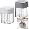 thumbnail image 2 of 2 Pieces Spice Jars, Square Spice Jars, Spice Storage Jars, Kitchen Spice Jars, Transparent Salt Spice Jar, 4 in 1 Design, Open Compartment, Herbs, Sa, 2 of 5