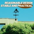 Roof Weather Vane Metal Garden Stake Horse Ornament Wind Vane Wind ...