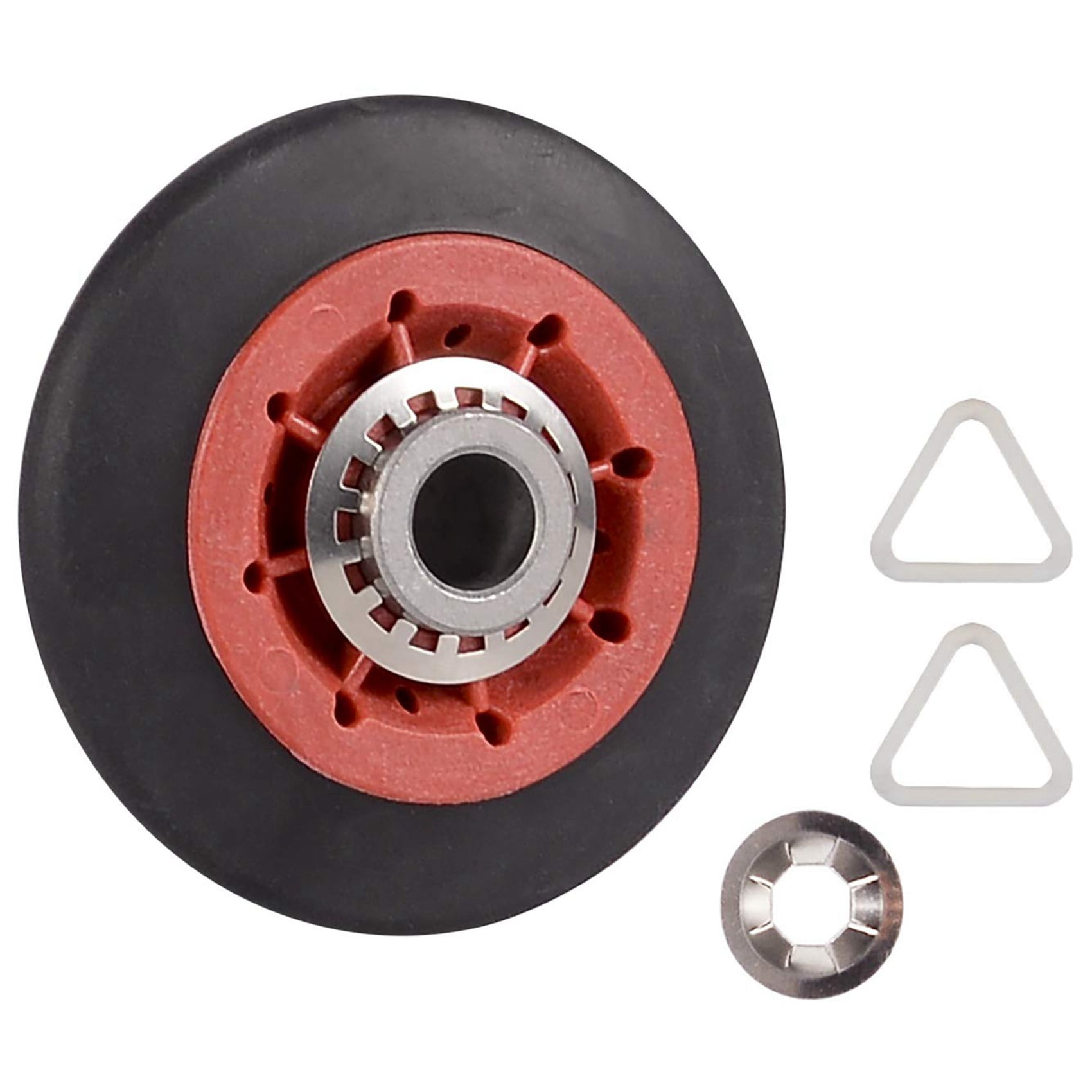 4Pcs 8536974 Dryer Drum Roller & ​2Pcs for 3406107 Dryer Door Switch Assembly Replacement Par