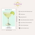 thumbnail image 3 of Eastern Print Margarita Cocktail Poster Art, Bar Cart Liquor Poster, Bar Art, Drinks Art Home Decor For Bar, Pub, Kitchen, Club, Cocktail Prints, Bar Posters (UNFRAMED) 8x12, 16x20, 3 of 4