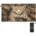 thumbnail image 2 of Coolnut Beautiful Leopard Beach Towel Soft Absorbent Quick Dry Sand Free Lightweight Polyester Camping Towels for Beach Travel Swim 30x60 in Wash cloth, 2 of 7