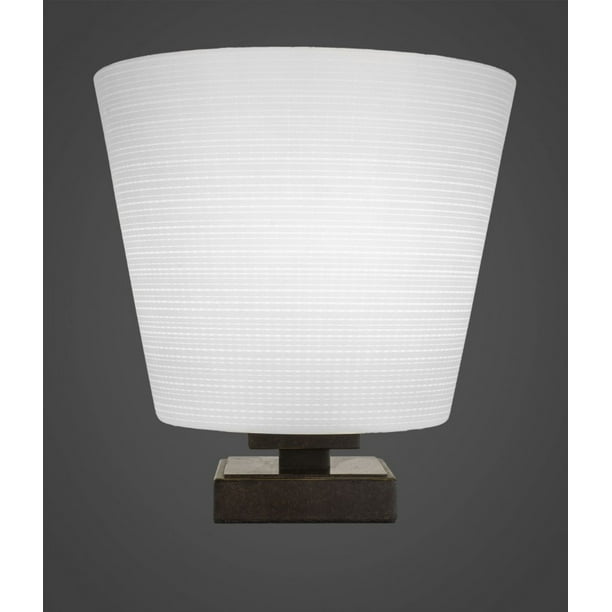Light Accent Table Lamp 10 Inch White, 10 Inch High Table Lamp