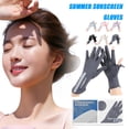 thumbnail image 3 of Daily Mix Store Summer Sunscreen Gloves Thin Ice Silk Breathable Riding Driving Color Gloves Screen, 3 of 9