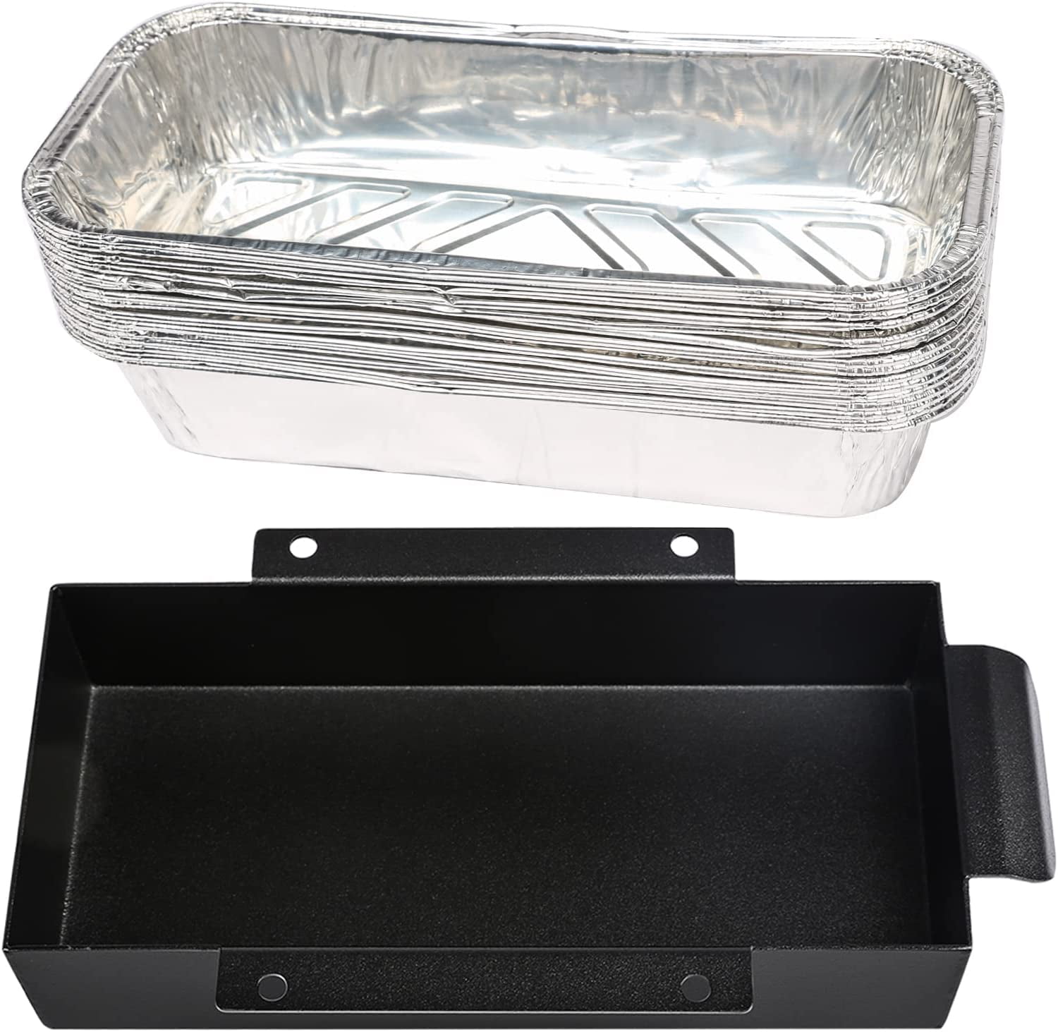 Aluminum Foil Drip Pans, Disposable Trays for Gas and Charcoal Grills –  Rockin' Rubs