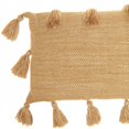 thumbnail image 6 of Yellow Tasseled Lumbar Pillow, 6 of 9