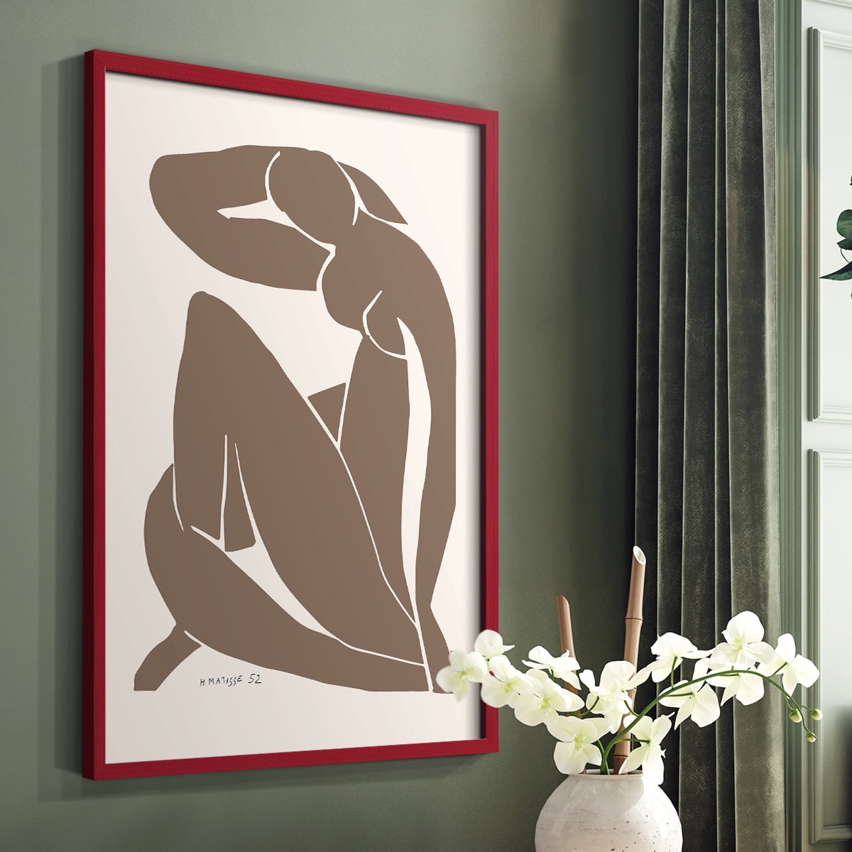Matisse CCXIII in Solid Wood 8 x 10 Framed Print