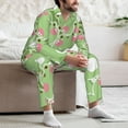 thumbnail image 7 of Honeii Cute Frog2 Pattern Mens Pajamas Set,2pcs Men's Lounge Long Sleeve Sleep Shirt and Pajama Bottoms Sleepwear Set,Mens Pjs Sets-Medium, 7 of 7