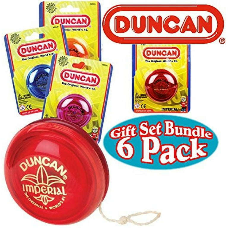 Duncan Yo Yo Imperial Gift Set Bundle 6 Pack Assorted Colors