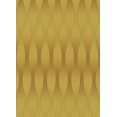 thumbnail image 1 of One-Seven-Five, Lavish Futuristic Harmonious Yellow Wallpaper Roll, 1 of 2