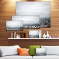 thumbnail image 3 of Panoramic Aerial View of Big City - Landscape Canvas Art Print, 3 of 4