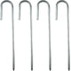 thumbnail image 1 of Estacas de metal para tienda de campaña de acero galvanizado resistente, estacas de jardín de 12 pulgadas, estacas de fijación con gancho en J para carpas, cenadores, trampolines, tiendas de campaña, 1 of 5