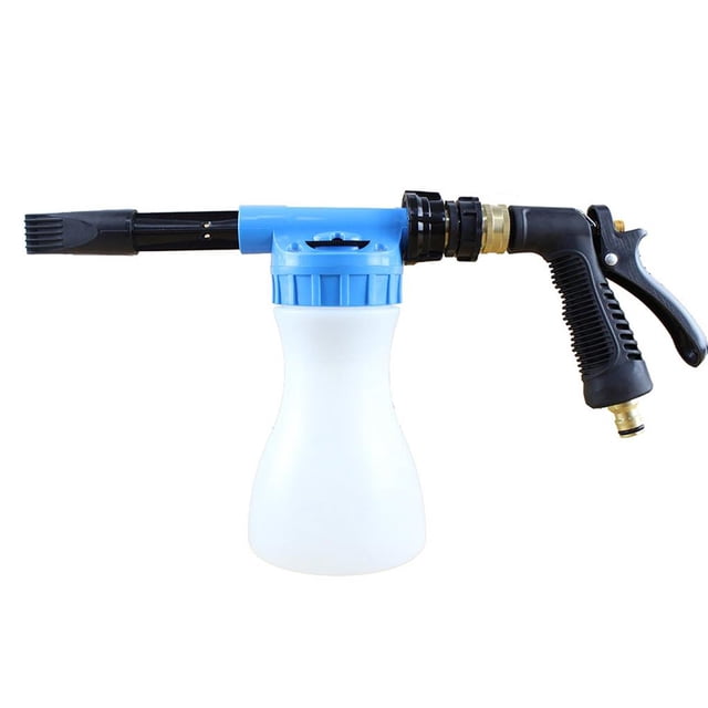 Pistola De Espuma 2 En 1, Soporte De Espuma Y Rociador De Lavado Con Agua, Pistola De Limpieza De Coche De 900Ml, Pistola De Espuma Ajustable A Presión De Agua Para Jardín De Ventana De Automóvil Speravity VI009433-00