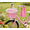 Pink, variant on SeekLGT Woven Wicker Bicycle Basket Front with 2 Streamers, Pink Bike Basket for Girls and Toddler Bikes, Lightweight Small Cycle Accessories, 1x Basket and 2x Streamers