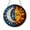 Acrylic 3.5 Inch, variant on Sun Moon Celestial Glass Suncatcher Window Art Decorative Hanging Glass for Spiritual Home Decor