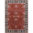 thumbnail image 1 of Ahgly Company Indoor Rectangle Mid-Century Modern Red Oriental Area Rugs, 6' x 9', 1 of 6