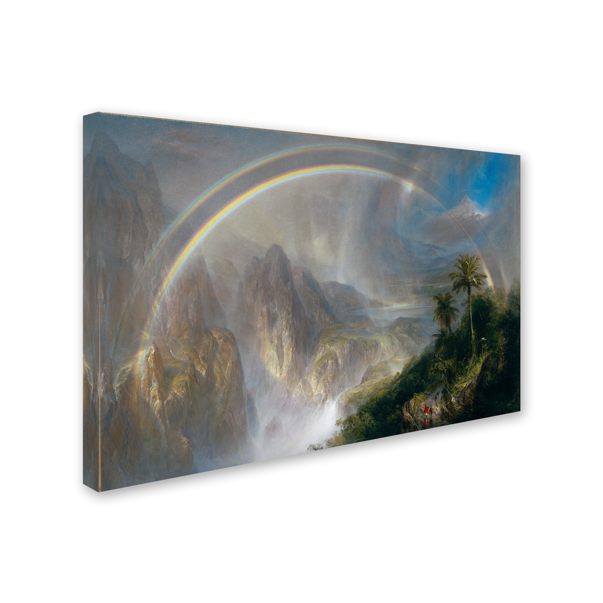Church 'Rainy Season In The Tropics' Canvas Art