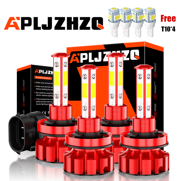 For Dodge Grand Caravan 2012 2013 2014 2015 2016 4PC LED Headlight Bulbs