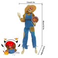 thumbnail image 1 of Esqueletos de Banjo animados para decoración de Halloween, esqueleto brillante de terror con ojos iluminados para interiores y exteriores, decoración de fiesta de Halloween, 1 of 4