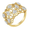 thumbnail image 2 of 14K Yellow Gold 1/2ct TDW Diamond Art Deco Ring (H-I, I1), 2 of 8