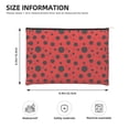 thumbnail image 4 of Haiem Ladybug Pattern Music Lover Merch Makeup Bag, Cosmetic Bag,Singer Fans Cosmetic Bag, Portable Stationary Storage Organizer, Travel Makeup Bag, 4 of 8
