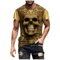 thumbnail image 3 of Playeras Interiores Para Hombre, Camiseta Informal De Manga Corta Con Cuello Redondo Para Hombre, Camiseta De Manga Corta De Moda 3D, 3 of 4