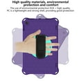 thumbnail image 4 of Dteck Case Compatible with Kindle Fire HD 10 Tablet (7th Generation and 9th Generation, 2017 and 2019 Release) with Adjustable Shoulder Strap, 360 Rotating Kickstand Shockproof Case, Purple+Mint, 4 of 7