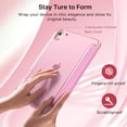 thumbnail image 6 of MoKo Case for iPad Air 11 inch Case(M4 2026/M3 2025/M2 2024), iPad Air 5th/4th Gen 10.9 inch Case 2022/2020 with Pencil Holder, Slim Trifold with Translucent Back Shell, Pink, 6 of 10