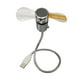 thumbnail image 1 of Ventilador de reloj LED Ventilador multifuncional portátil personal Ventilador de refrigeración flexible real Ventilador de, 1 of 9