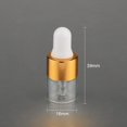 thumbnail image 3 of Botellas cuentagotas Wresty de vidrio transparente de 1 ml para aceites esenciales, 3 of 5