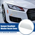 thumbnail image 2 of Unique Bargains Front Right Bumper Headlamp Headlight Washer Spray Nozzle Cover Cap for Subaru Forester 2013-2014 White, 2 of 6