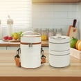 thumbnail image 7 of olkpmnmk 2Pcs Thermos for Hot Food, Portable Round Insulated Lunch Jar with Carry Handle, Wide Mouth 304 Stainless Steel Soup Container Set with Thermal Carry Bag for Work, Classroom, Picnic, 7 of 7