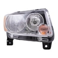 thumbnail image 2 of Brock Headlight for 2011-2013 Compass Standard Type w/ Chrome Bezel Right 68088868AD, 2 of 9