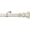 French White, variant on Urbanest Adjustable Single Curtain Rod Set Tavo Finials – 1 - Inch Diameter, With Cottage Rod, 28–48 Inches