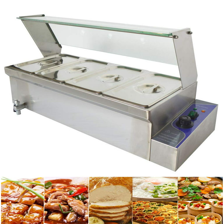PYY Warming Cabinet 4 Tier Commercial Hot Box Food Warmer for Catering,  with Temperature Control and Water Pan,Stainless Steel Food Heater  Insulated Food Pan Carrier, for Pizza, Kitchen 120V 750W - Yahoo