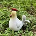 thumbnail image 4 of Summercome Mini White Chickens Garden Statue, Roosters Yard Decorations, Resin Hen Ornament Collectible Figurine, Patio Lawn & Garden Decor, Funny Animal Sculpture, Gift for Mother's Day or Birthday, 4 of 8