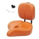 thumbnail image 5 of Asiento de bicicleta con respaldo Sillín de bicicleta Sillín de bicicleta cómodo suave y extra ancho marrón, 5 of 9
